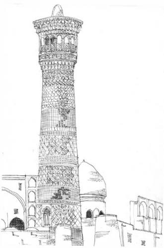 Bouhara minaret